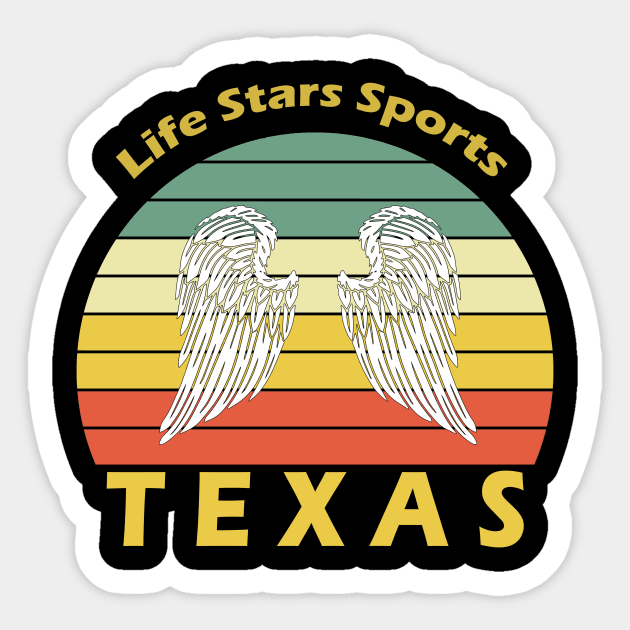 Texas Retro Sticker by Polahcrea